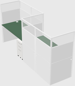 Rectangular cubicles