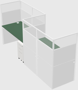 Rectangular cubicles