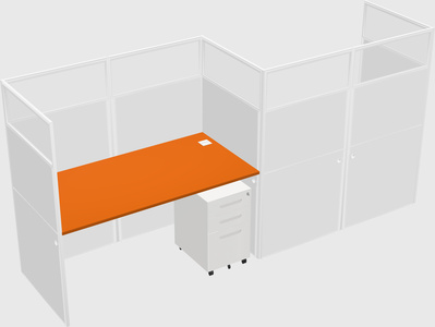 Rectangular cubicles