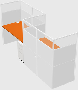 Rectangular cubicles