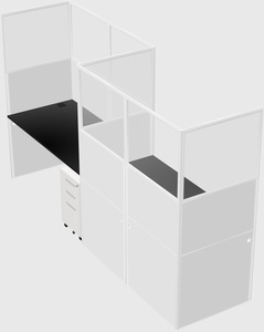 Rectangular cubicles