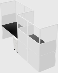 Rectangular cubicles