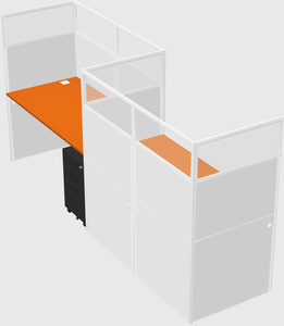 Rectangular cubicles