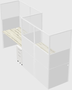 Cabines rectangulaires