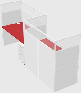 Rectangular cubicles