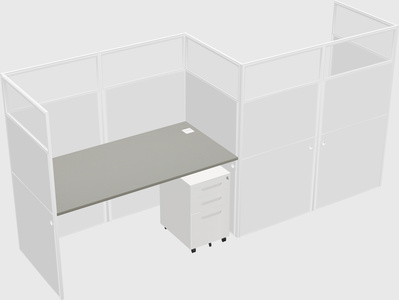 Rectangular cubicles