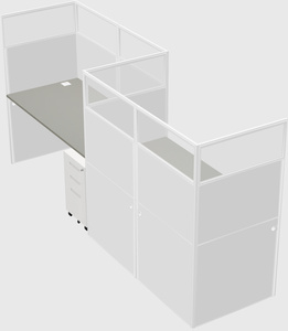 Rectangular cubicles