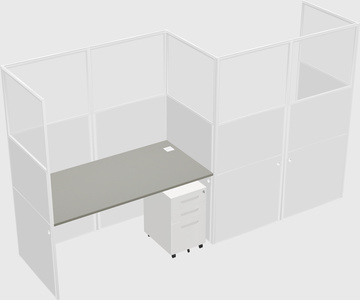 Rectangular cubicles