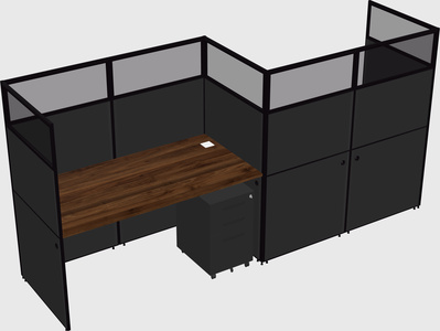 Rectangular cubicles
