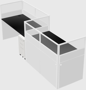 Rectangular cubicles