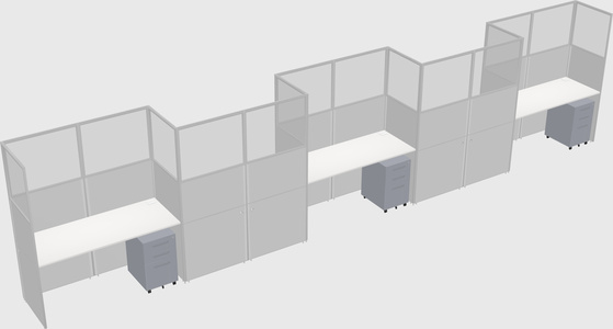 Cabines rectangulaires