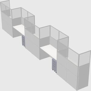 Cabines rectangulaires