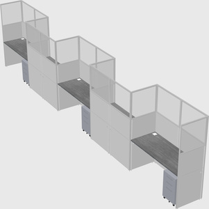 Cabines rectangulaires