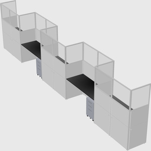 Rectangular cubicles