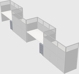 Rectangular cubicles