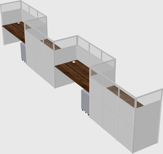 Rectangular cubicles