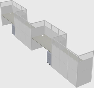 Rectangular cubicles