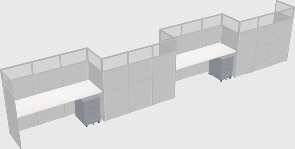 Cabines rectangulaires