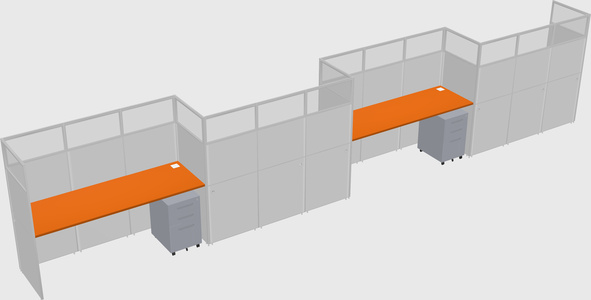 Rectangular cubicles