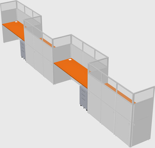 Rectangular cubicles