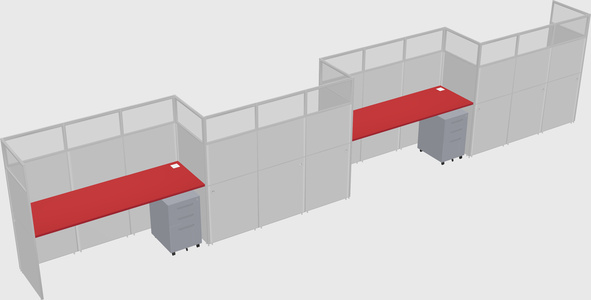 Rectangular cubicles