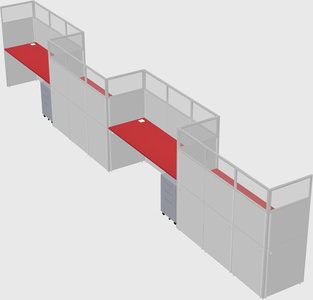 Rectangular cubicles