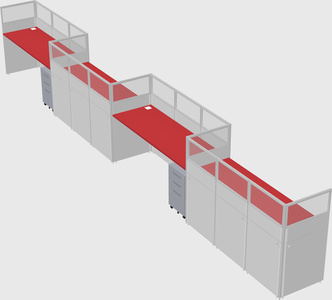 Rectangular cubicles