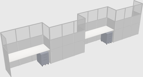 Rectangular cubicles