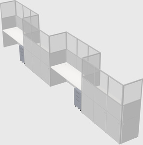 Rectangular cubicles