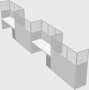 Rectangular cubicles
