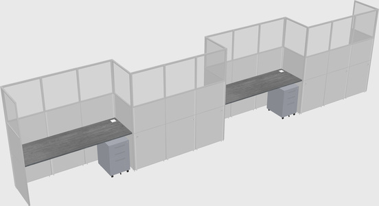 Rectangular cubicles