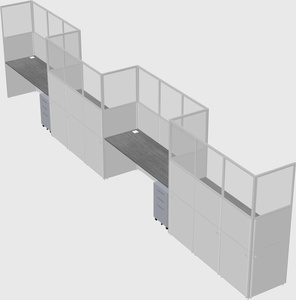 Rectangular cubicles