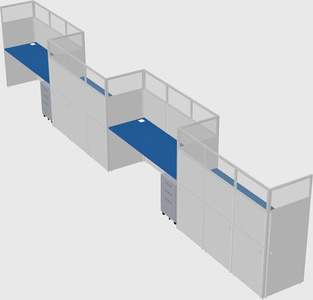 Rectangular cubicles