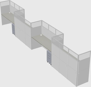 Rectangular cubicles