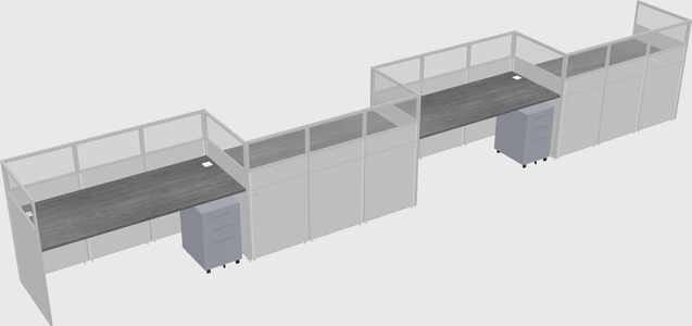 Rectangular cubicles