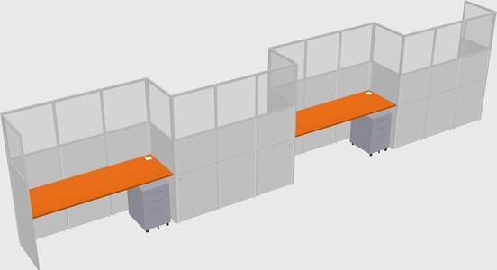 Rectangular cubicles