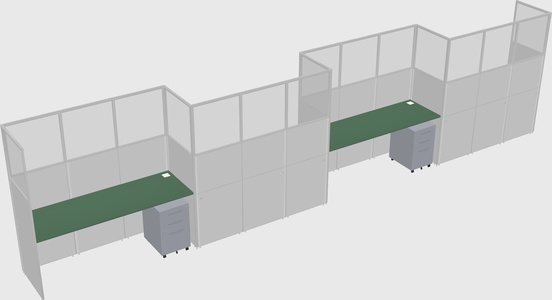Cabines rectangulaires