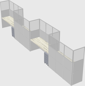 Rectangular cubicles