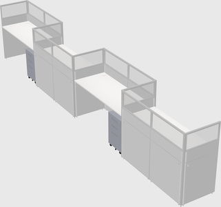 Rectangular cubicles
