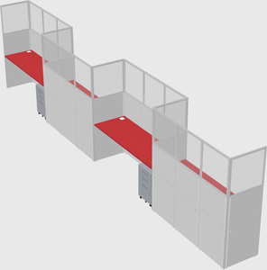 Rectangular cubicles