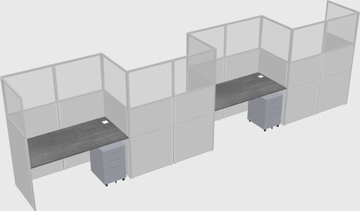 Rectangular cubicles