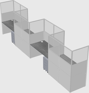 Rectangular cubicles