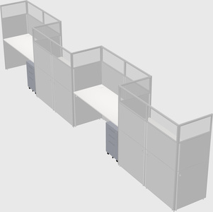 Rectangular cubicles