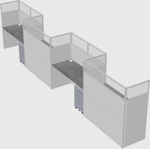 Cabines rectangulaires