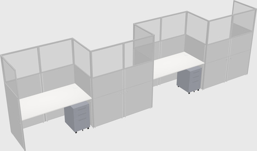 Cabines rectangulaires