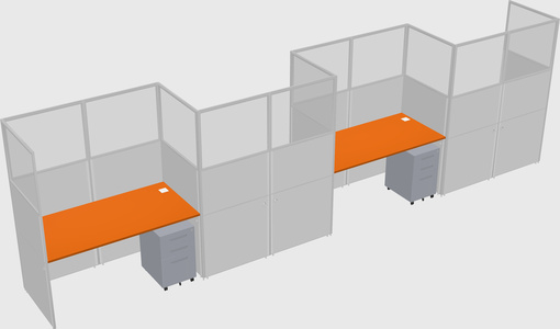 Rectangular cubicles