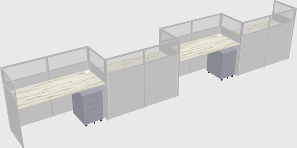 Rectangular cubicles