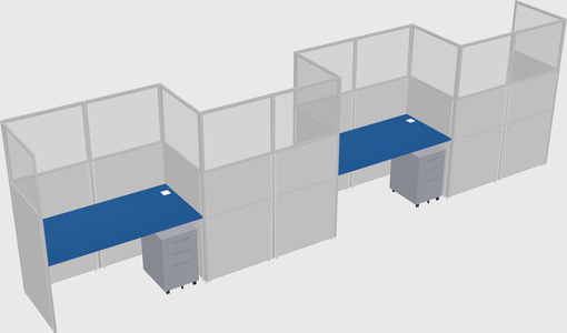 Rectangular cubicles