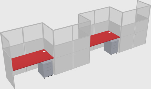 Rectangular cubicles