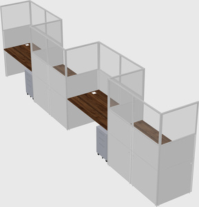 Rectangular cubicles